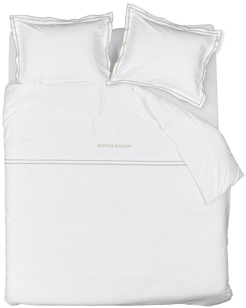 Housse de couette Riviera maison salute - twin xl - 260x200 220 - sable