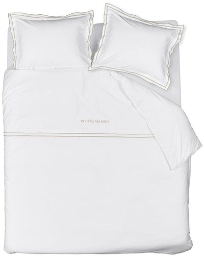 Housse de couette Riviera maison salute - twin xl - 260x200 220 - sable