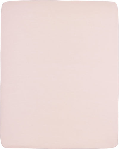 Meyco baby uni drap-housse matelas pour parc - rose tendre - 75x95cm