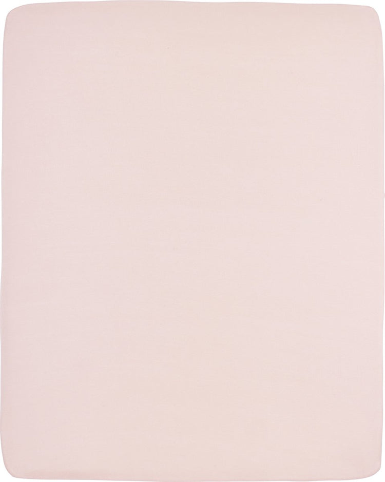 Meyco baby uni drap-housse matelas pour parc - rose tendre - 75x95cm
