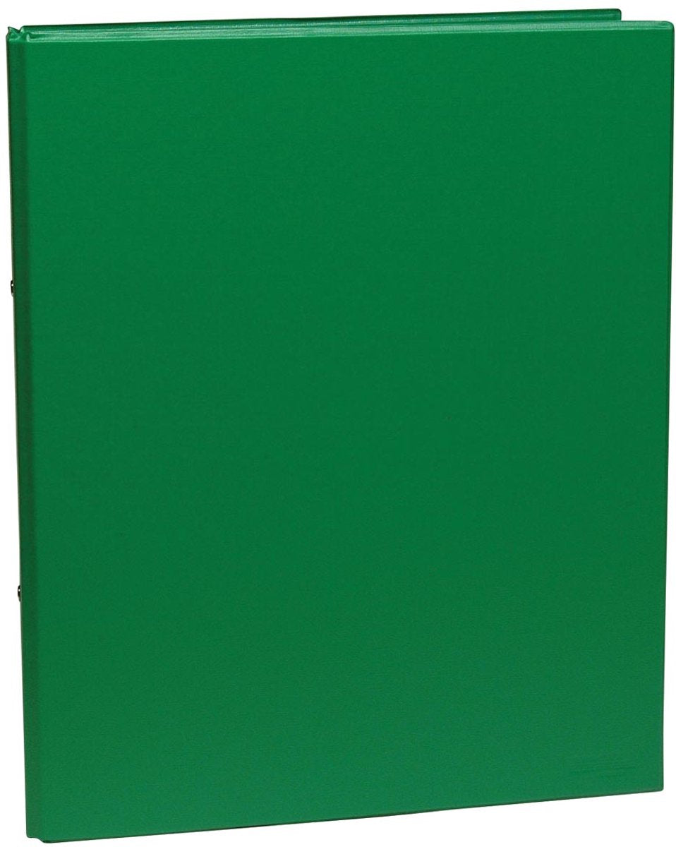 Classeur à anneaux Aurora pour format A4, 2 anneaux de 25 mm en PVC vert