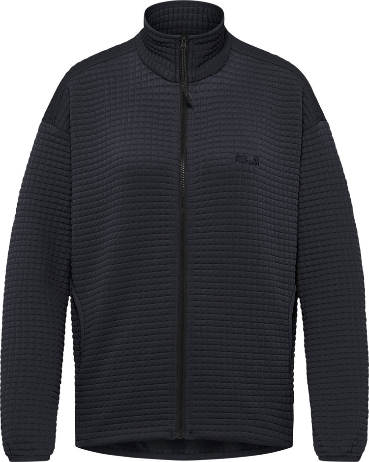 Jack wolfskin mogari fz w veste d'extérieur pour femme-marine foncé marine foncé