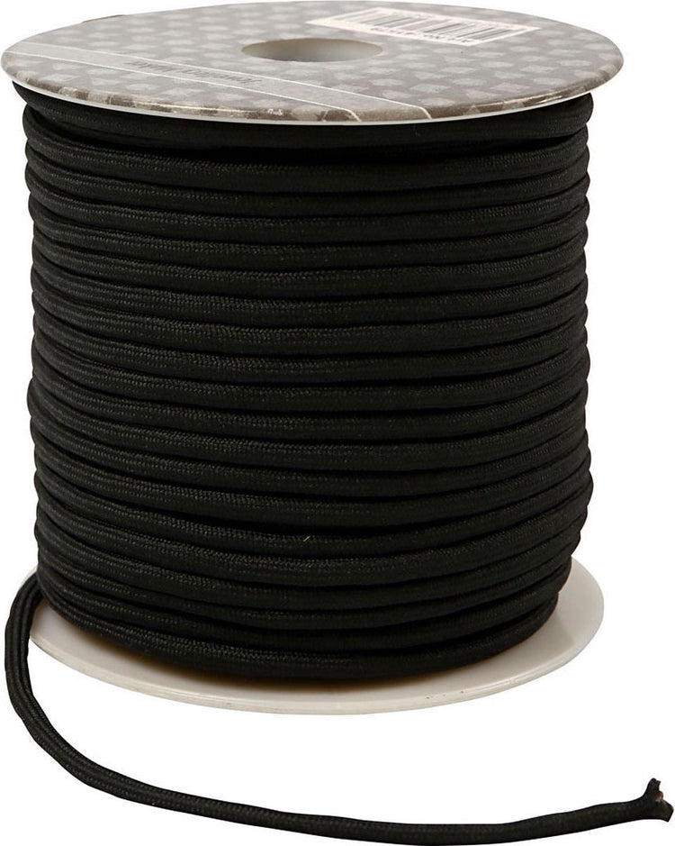 Crétiv Company Polyester Cord Black, 40m