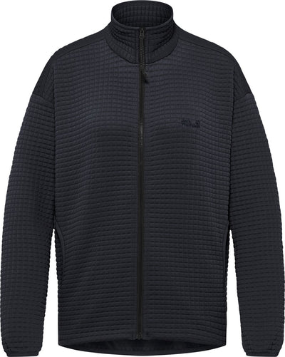 Jack wolfskin mogari fz w veste d'extérieur pour femme-marine foncé marine foncé