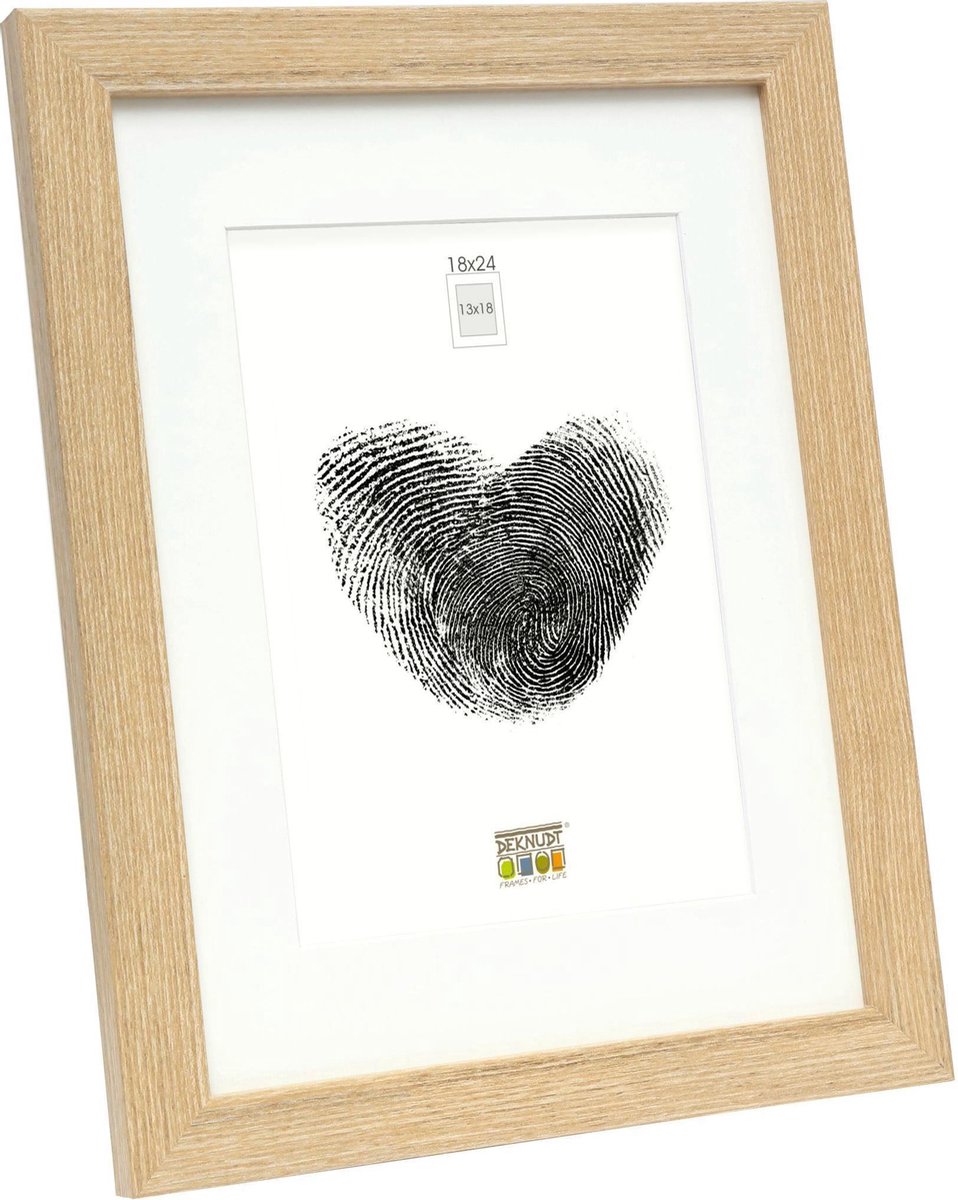 Deknudt frames cadre photo - naturel - passe-partout - 13x18 18x24 cm