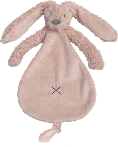 Happy horse lapin richie doudou - vieux rose - cadeau bébé