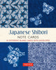Shibori japonais, 16 cartes de notes