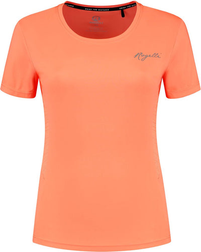 Rogelli core running shirt femme - manches courtes - corail - xxl