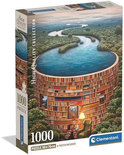 Bibliothèque de puzzle Clementoni Jigsaw, 1000st.