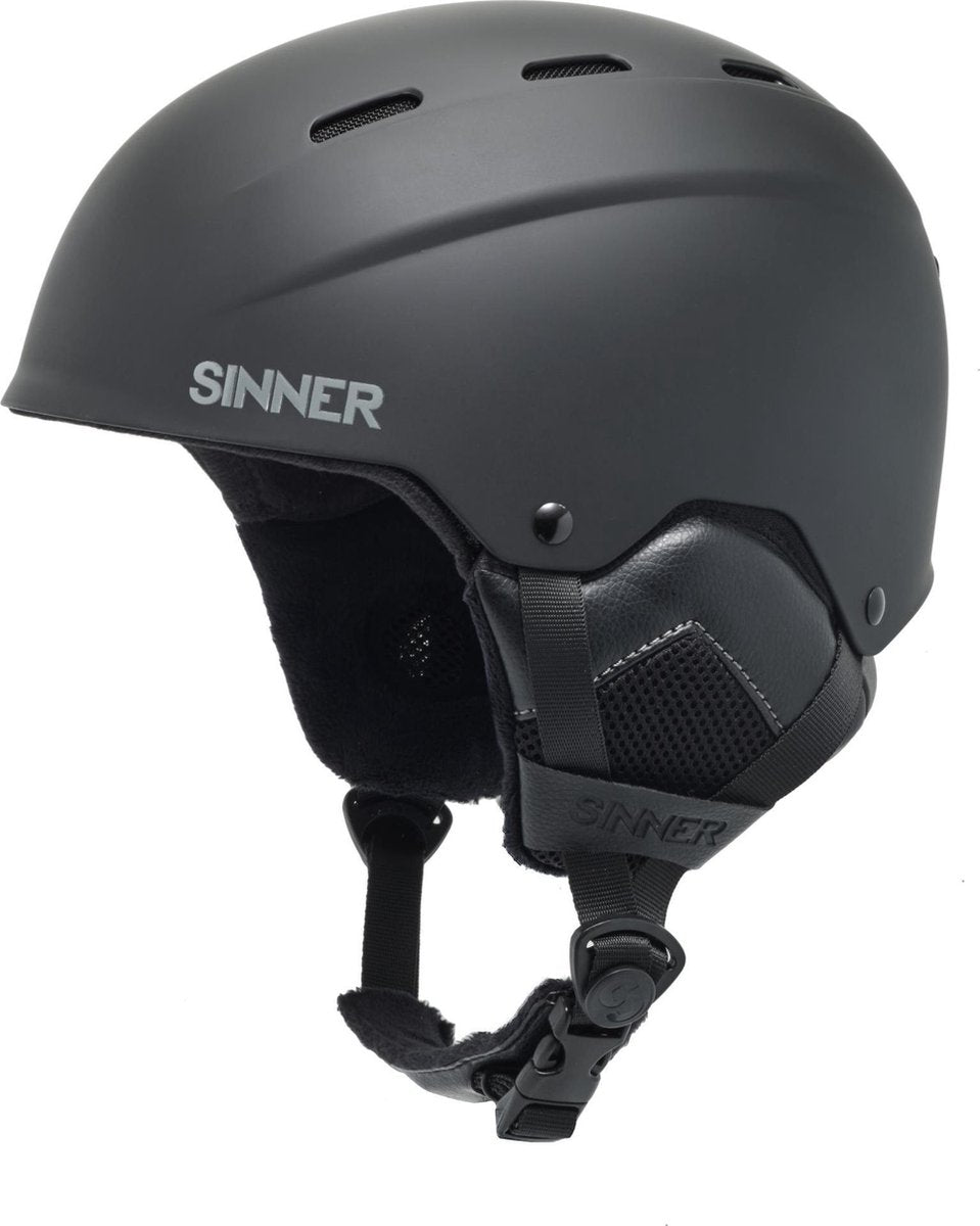 Casque de ski unisexe Sinner typhoon - noir mat - xl 62 cm