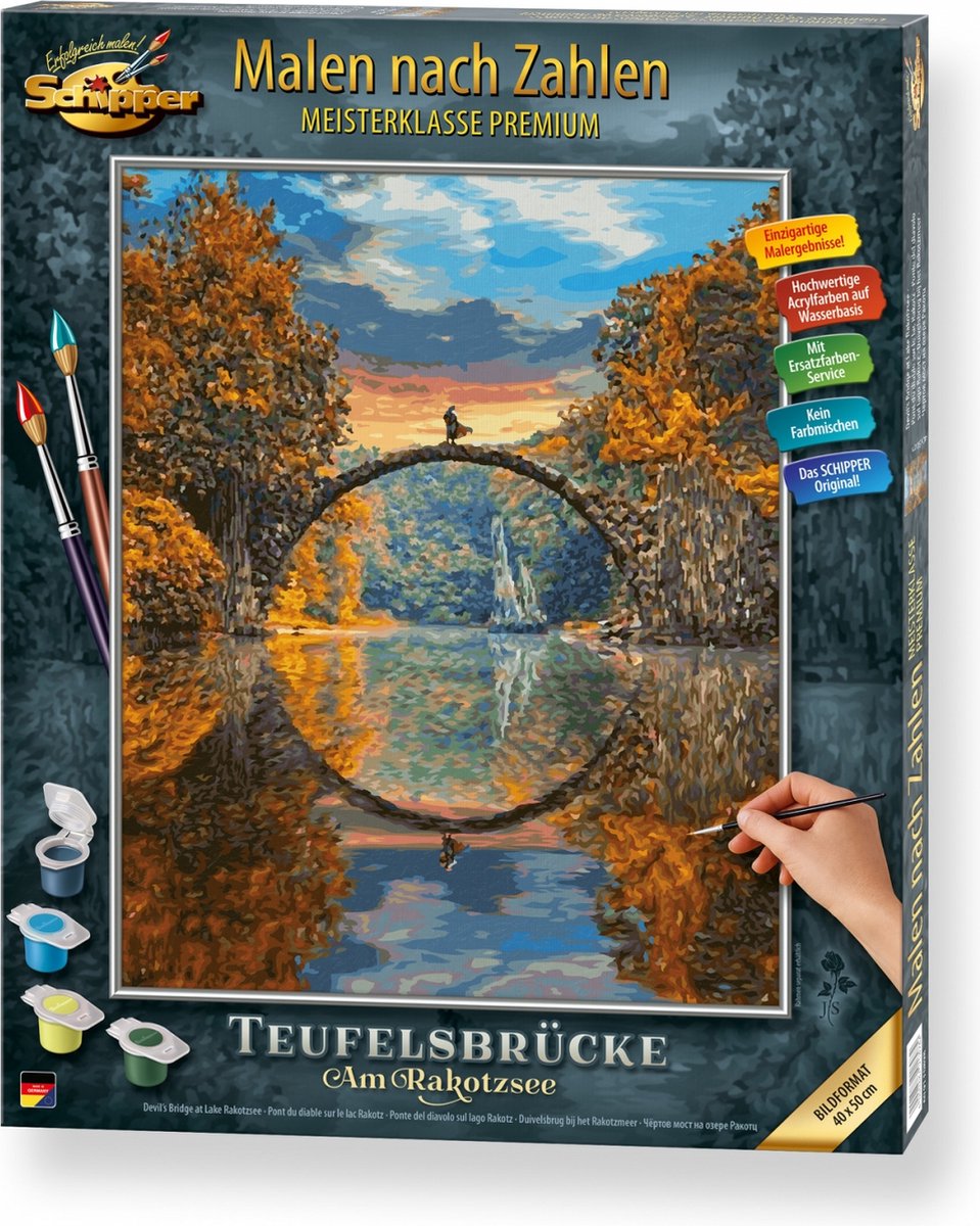 Pont du diable Skipper au Rakotzsee - 40 x 50 cm