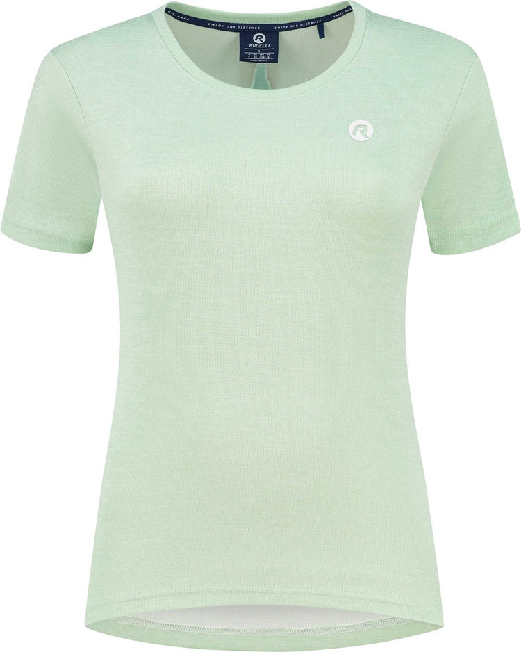 Rogelli aya chemise de course femme - manches courtes - vert - s