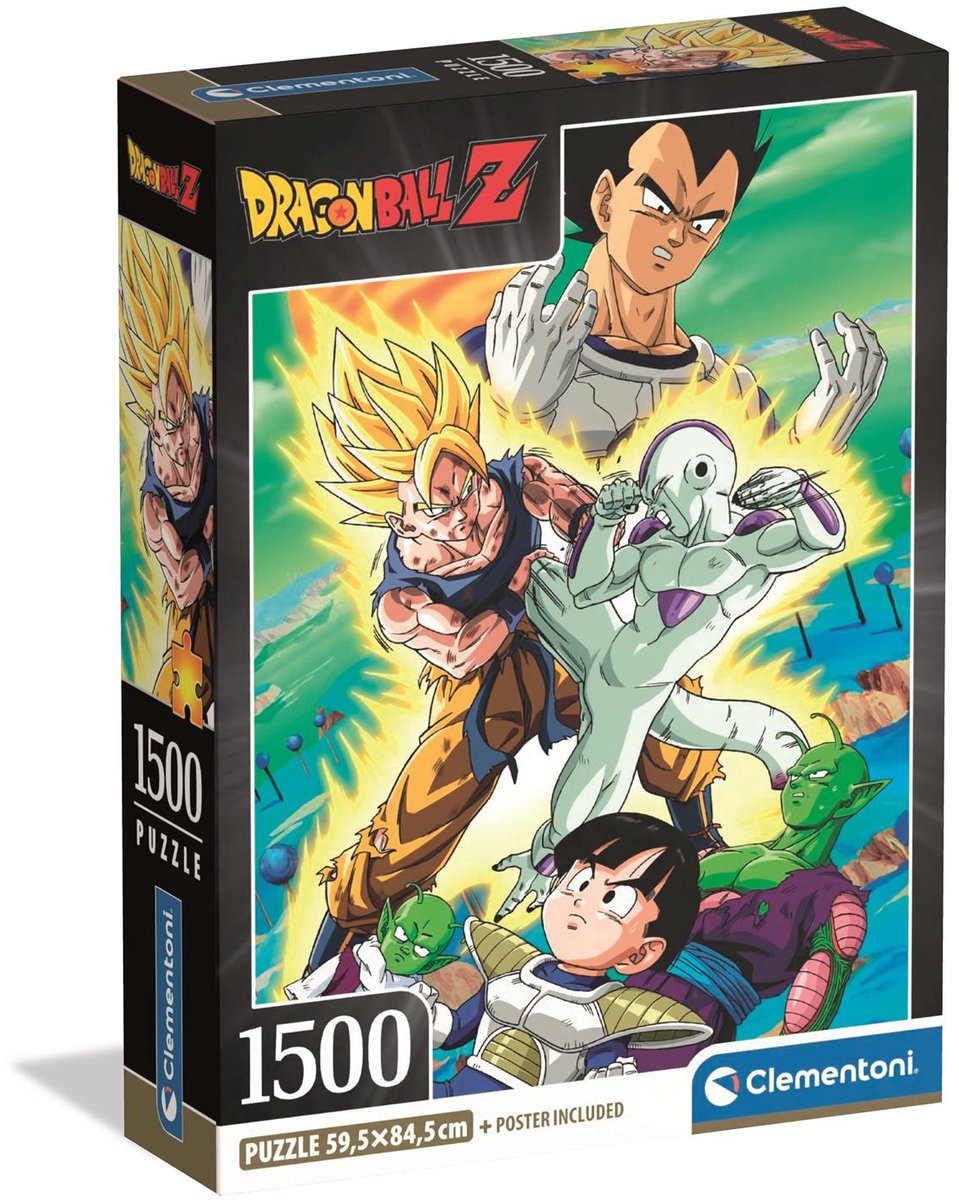 Clementoni - puzzle - 1500 pièces - dragonball z compact