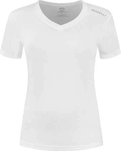 Rogelli promo t-shirt de running femme - manches courtes - blanc - s