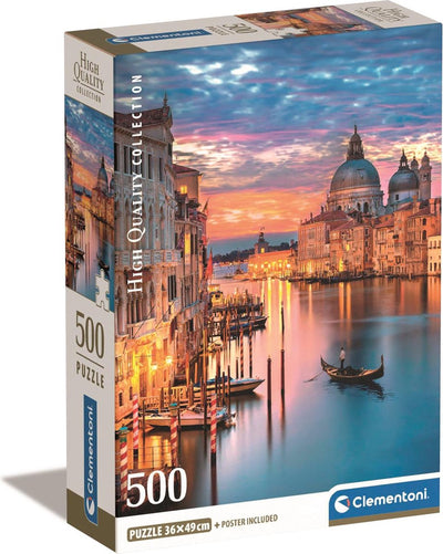 Clementoni - puzzle - 500 pièces - Venise - puzzle pour adultes - collection de haute qualité