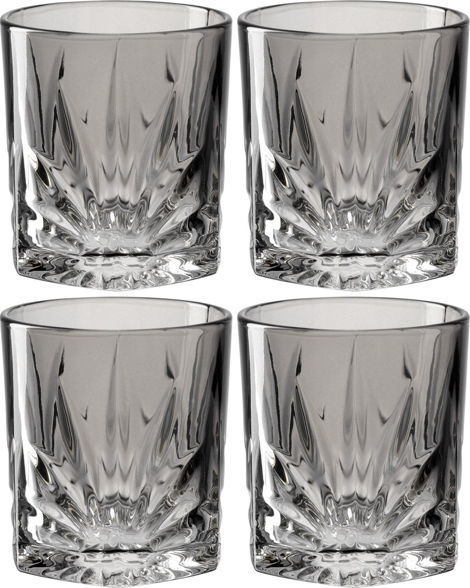 Verre à whisky Leonardo 330ml gris capri - lot de 4