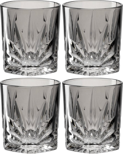 Verre à whisky Leonardo 330ml gris capri - lot de 4
