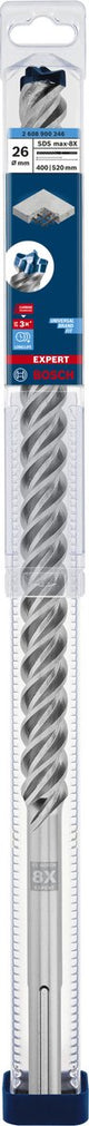 Bosch accessoires expert sds max-8x marteau perforateur 26 x 400 x 520 mm - 1 pièce(s) - 2608900246