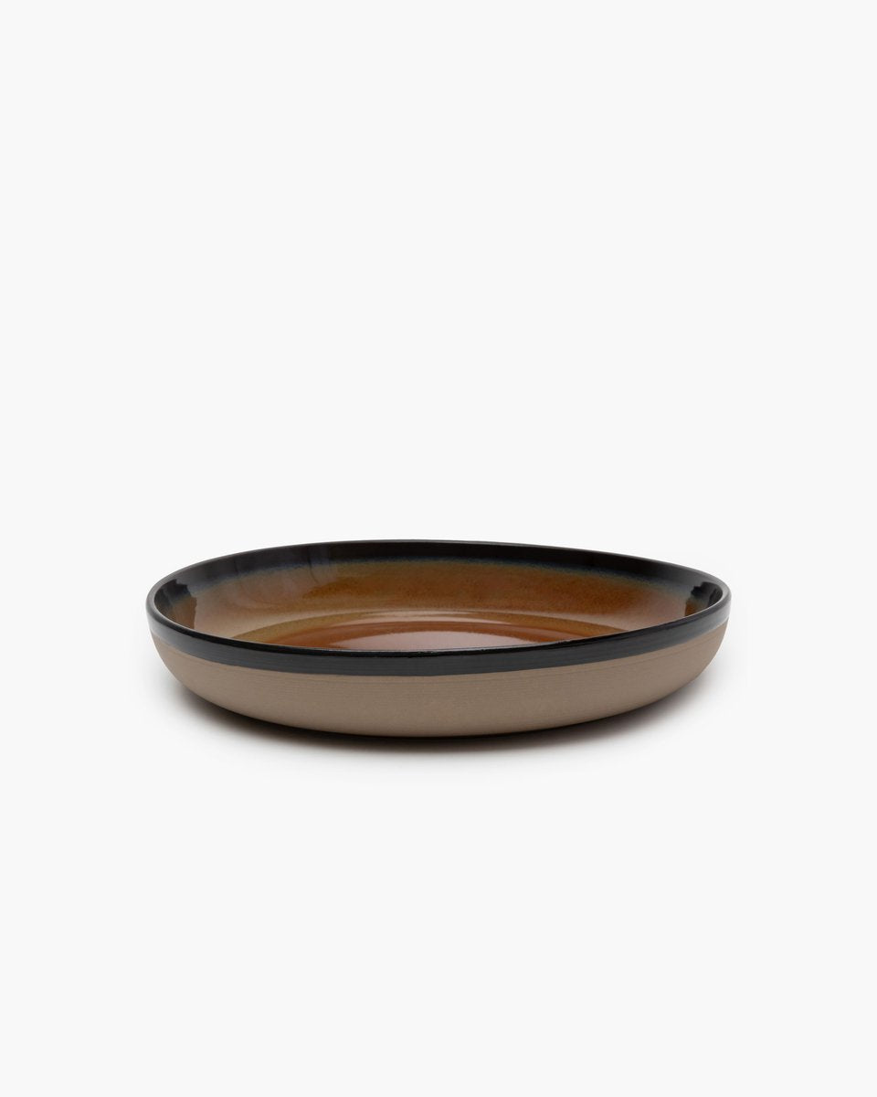 Serax - surface sergio herman - bol de service m - brun rouille - h 5,5cm - 32 ø