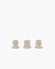 Serax - marie michielssen marie - bougeoir - beige - 5 ø - h 4,5cm - 3 pièces