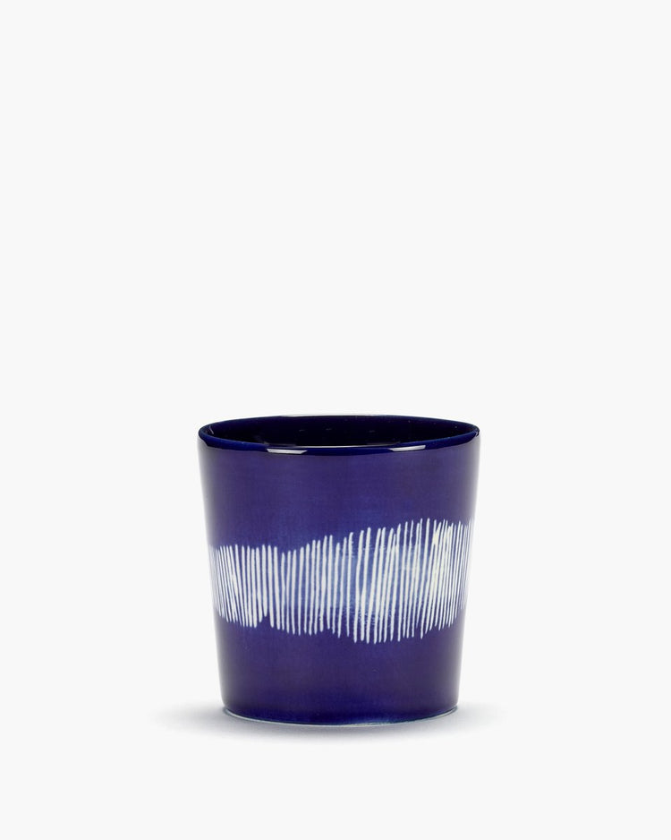 Serax - ottolenghi festive - tasse à café - bleu foncé blanc - 7 ø - 25cl - 4 pièces