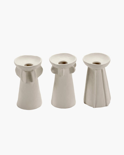 Serax - marie michielssen marie - assortiment de vases - beige - 8 ø - h 14cm - 3 pièces