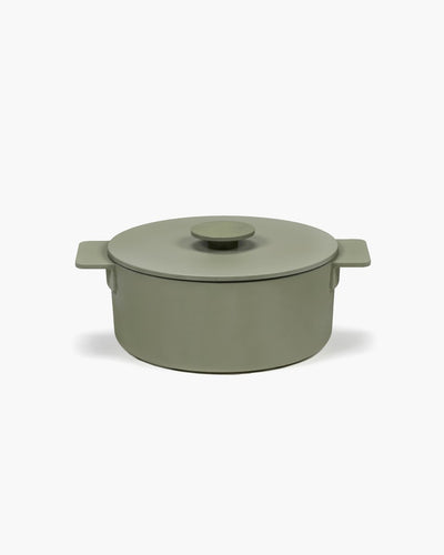 Serax - sergio herman - surface - plat allant au four m - vert - l 29cm - 5,75kg