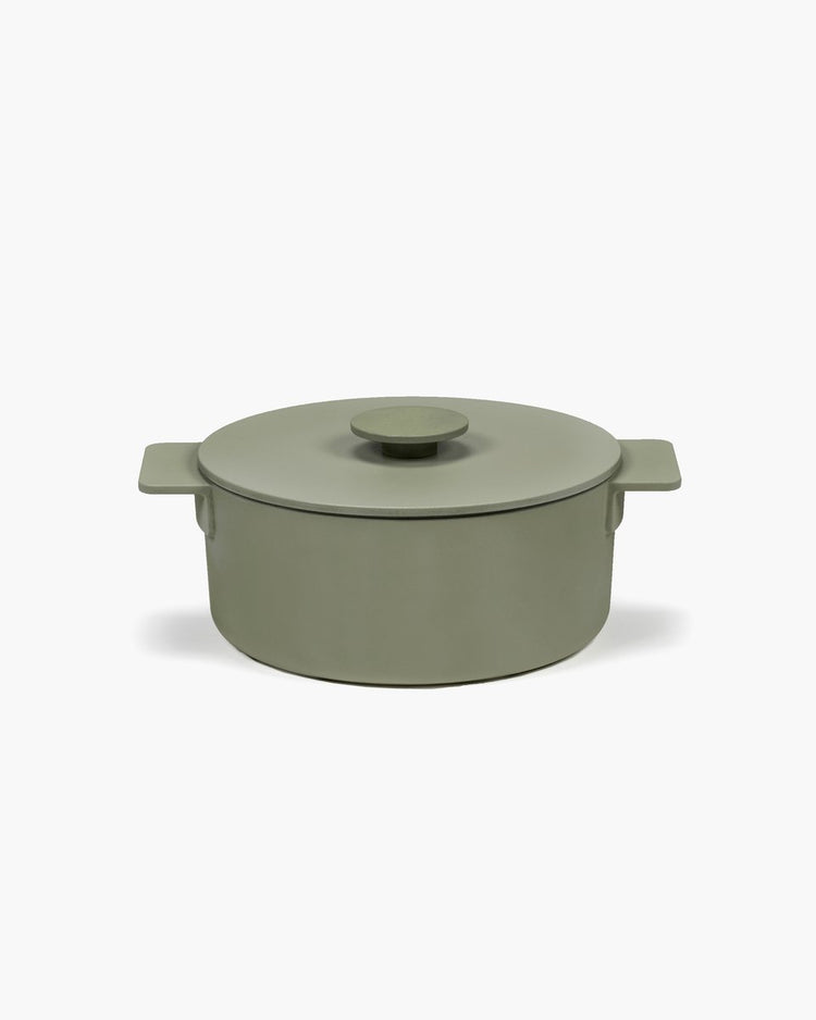 Serax - sergio herman - surface - plat allant au four m - vert - l 29cm - 5,75kg