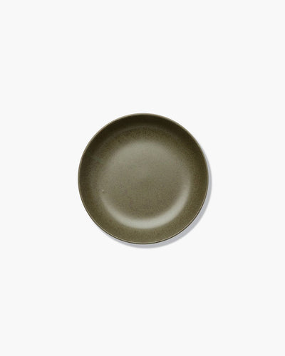 Serax - surface sergio herman - assiette creuse m - vert camo - 19 ø - 4 pièces