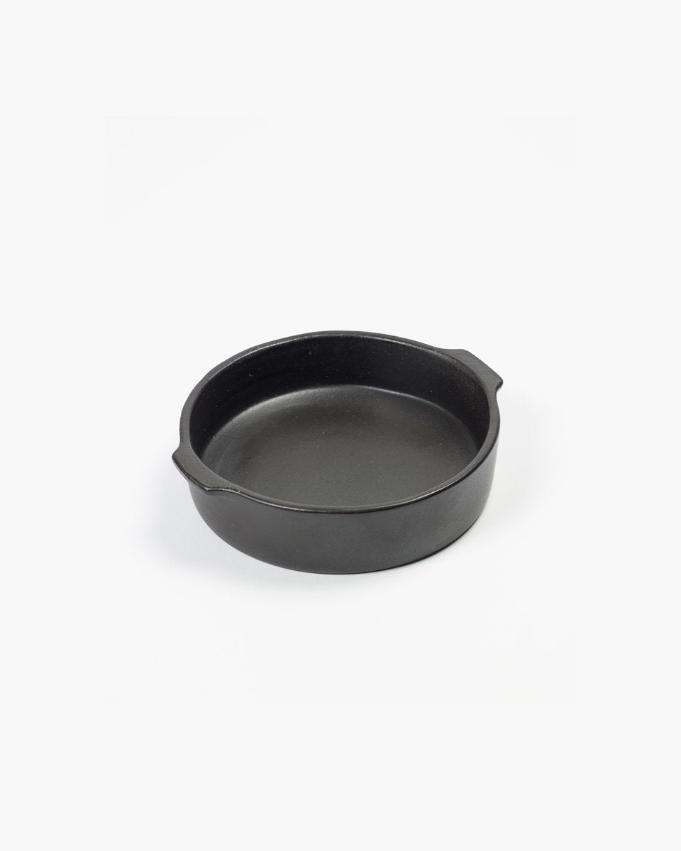 Serax - pascale naessens pure - plat de service à four m - noir - 20 ø