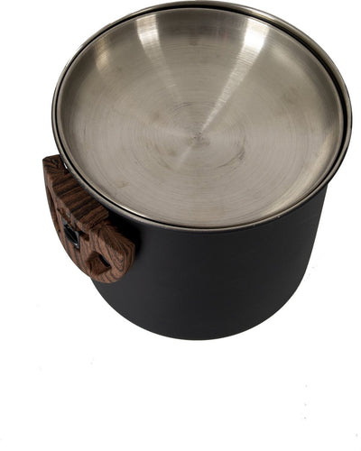 Bo-camp - industriel - set de poêles - hading - compact 2 - acier inoxydable