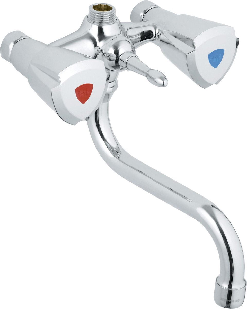 Robinet de douche Grohe Costa Trend avec inverseur de bain - mitigeur - entraxe 12 cm