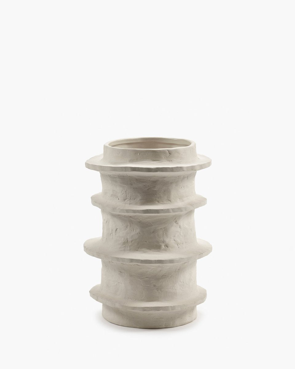 Serax - marie michielssen - jungle urbaine - pot de fleur s - beige - 15 ø