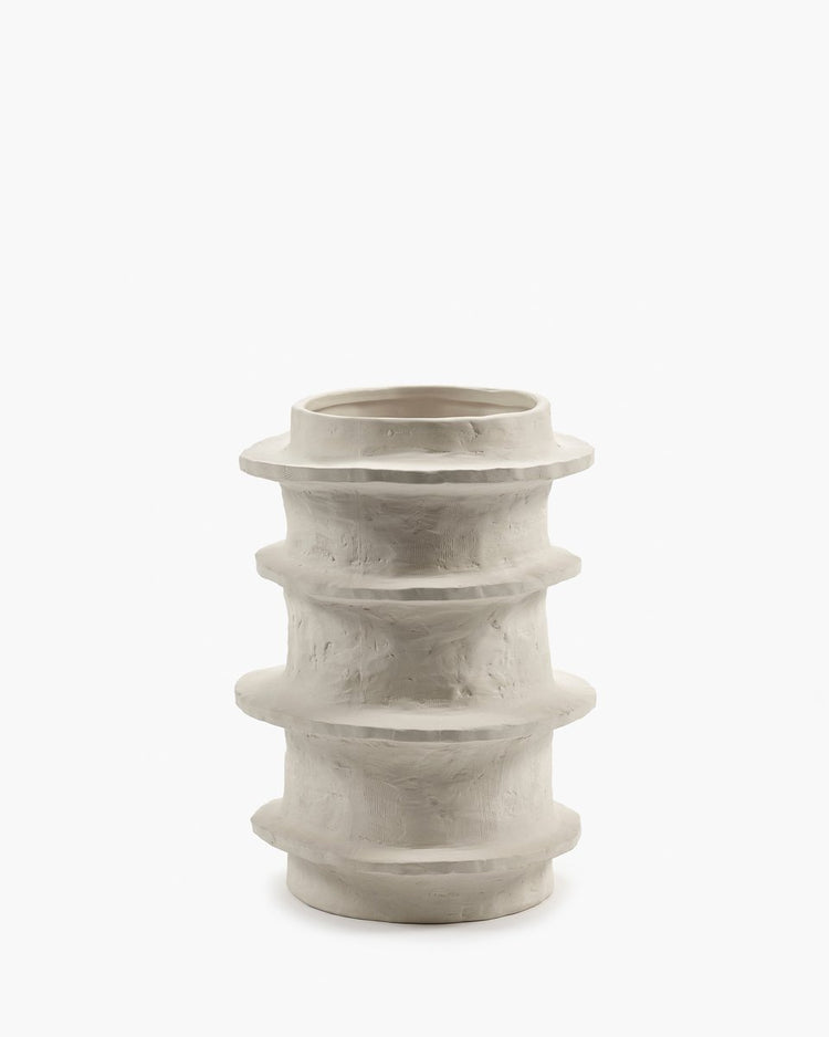 Serax - marie michielssen - jungle urbaine - pot de fleur s - beige - 15 ø