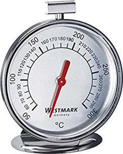 Thermomètre de four Westmark, plage de mesure : 50 °c à 300°c 122°f à 572°f, acier inoxydable, rouge argenté, 12902260