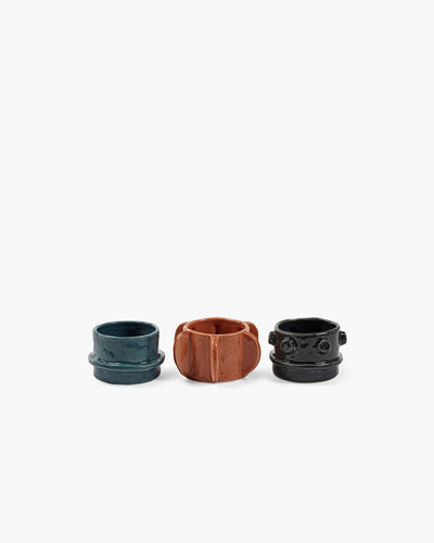 Serax - marie michielssen - assortiment de bougeoirs - mélange de couleurs - 8 ø - 3 pièces