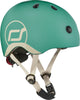 Casque Scoot Ride - casque enfant - xs 45-51 cm - feu arrière LED - fermeture magnétique - réglable - forêt