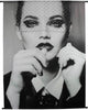 Serviette murale collection Hd mode femme noir 140x3x170cm