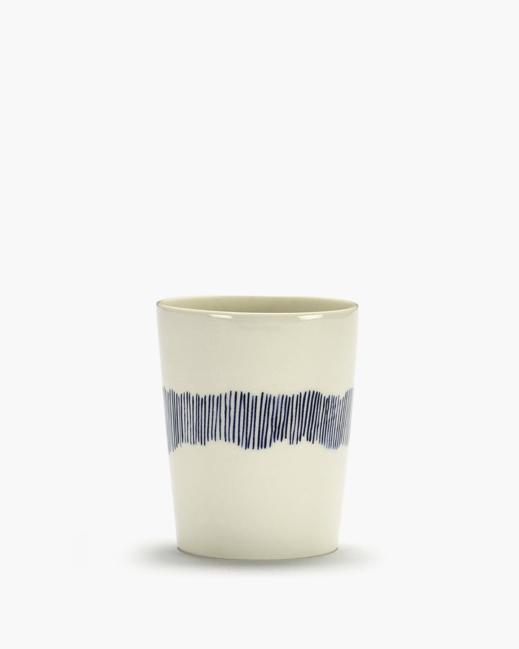 Serax - fête ottolenghi - tasse à thé - blanc bleu - 8 ø - 4 pièces
