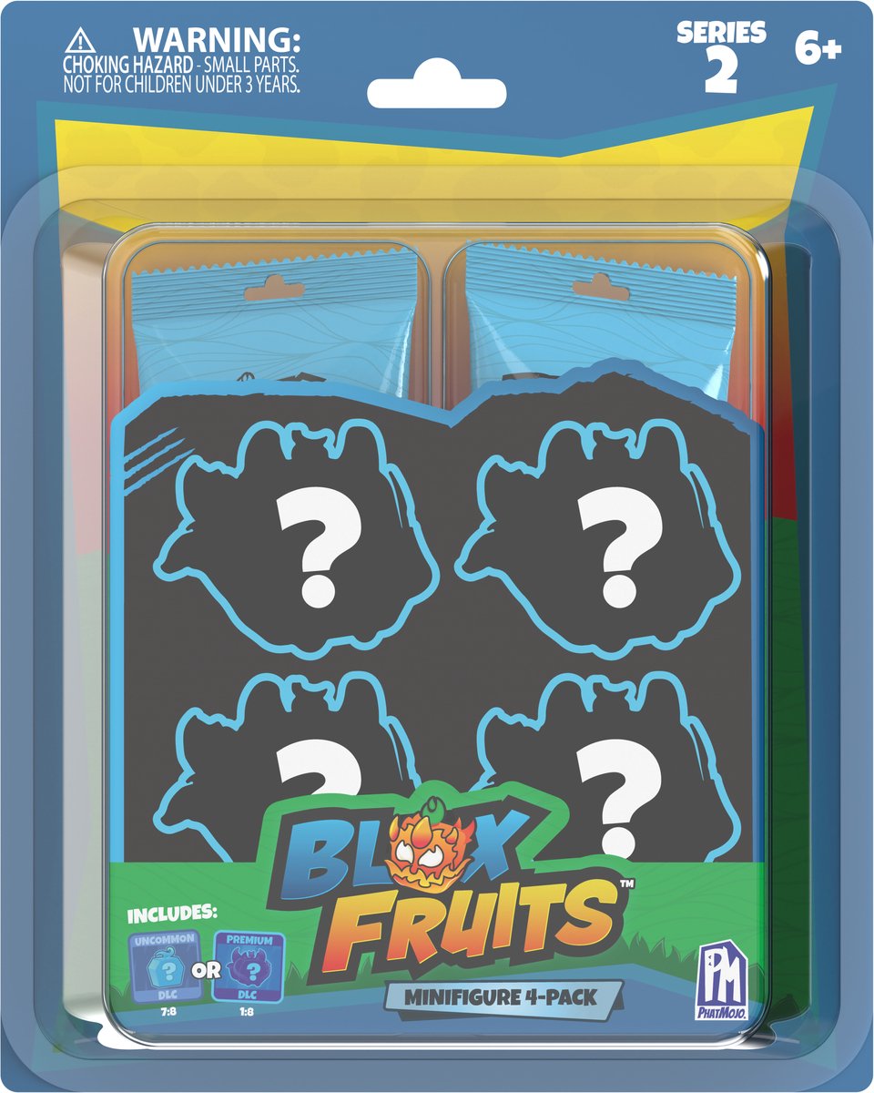 Minifigures Roblox Blow Fruit 4 Pack Wave 2