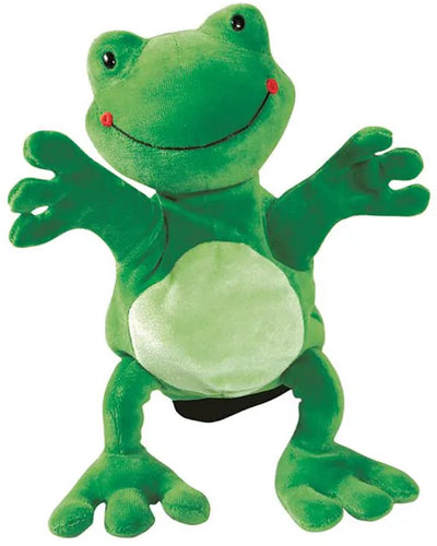 Grenouille de marionnette à la main beléduc