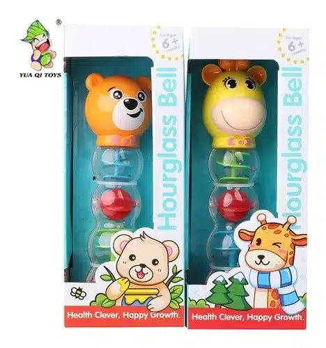 Jonotoys Source de sablier Rammelaar en 2 versions.