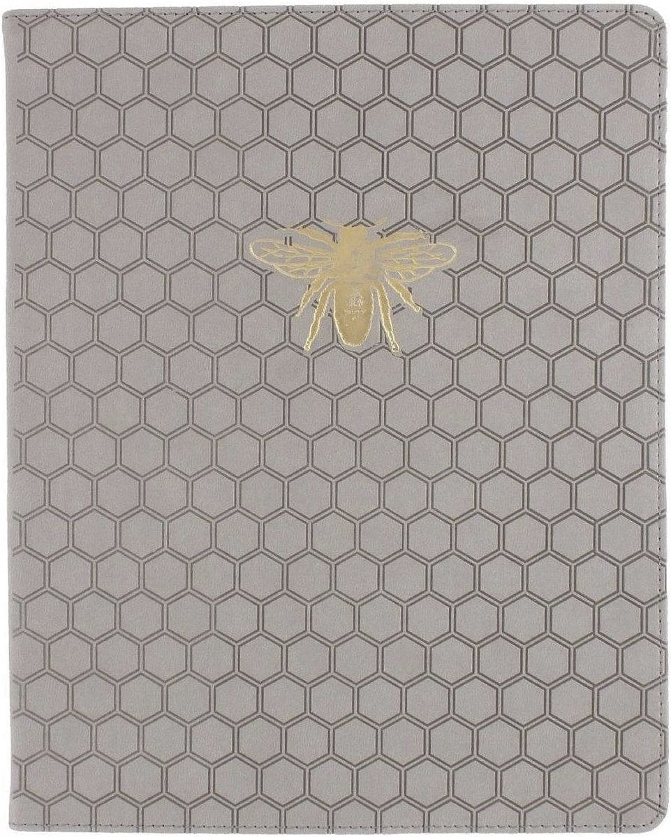 Carnet Eccolo - abeille grise - trait - env. 20x25cm - ec-d505c