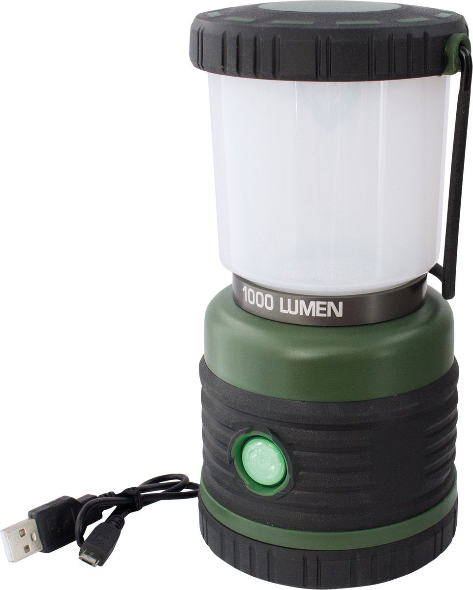 Lampe de camping Eurotrail Léon 1000l - vert forêt noire