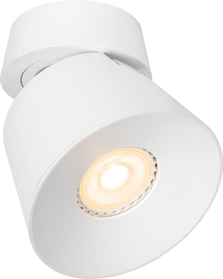Lucide trigono - spot de plafond (plafonnier) - ø 10,5 cm - 1xgu10 - blanc
