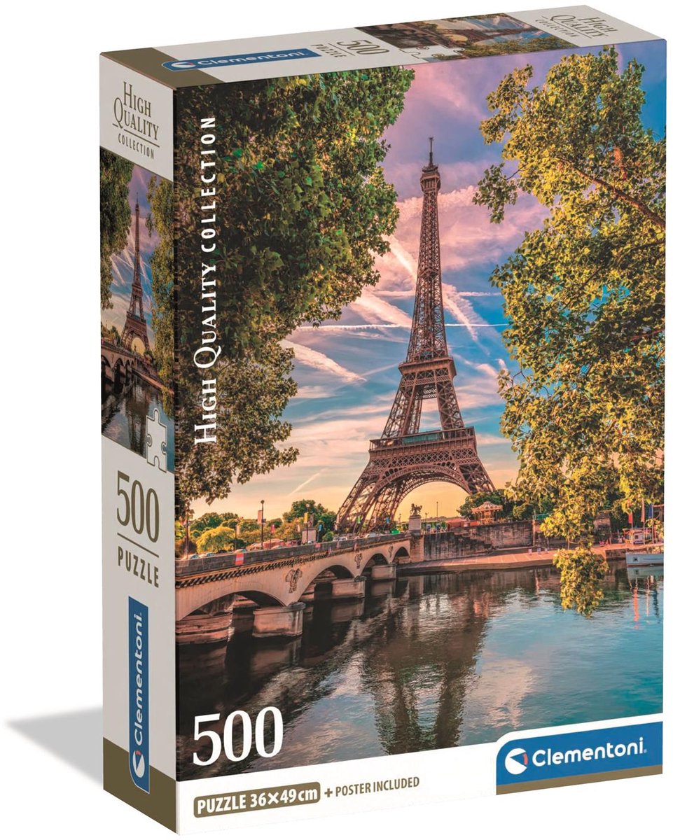Puzzle de Jigsaw Clementoni le long de la Seine, 500e.