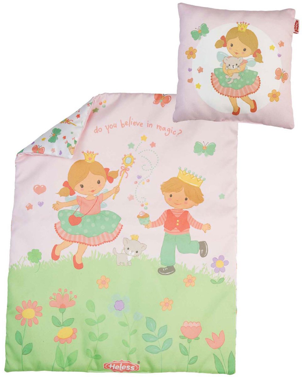 Couverture de poupée HELSS avec oreiller princesse Emily