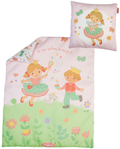 Couverture de poupée HELSS avec oreiller princesse Emily