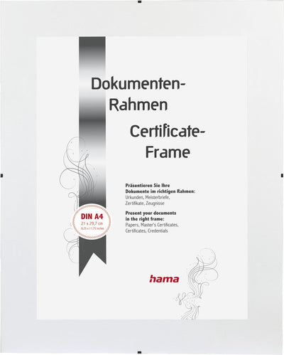 Cadre photo Hama - clip cadre - 21 x 29,7 cm - antireflet