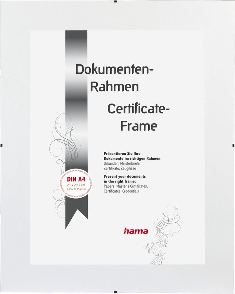 Cadre photo Hama - clip cadre - 21 x 29,7 cm - antireflet